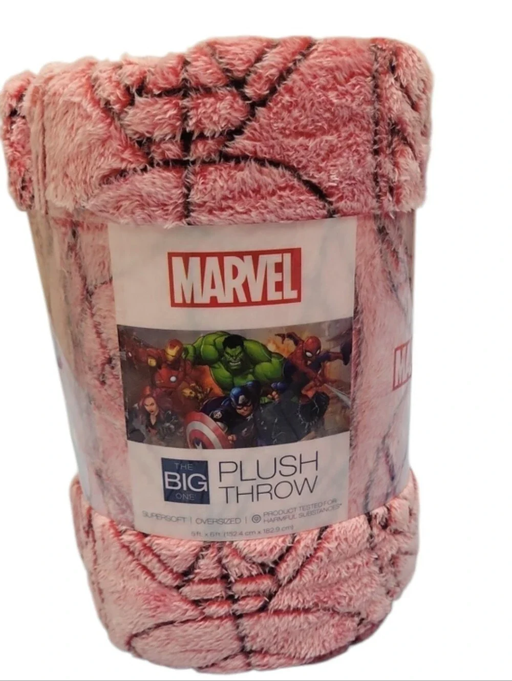 Marvel Supersoft Oversized Spiderman Plush Throw By The Big One